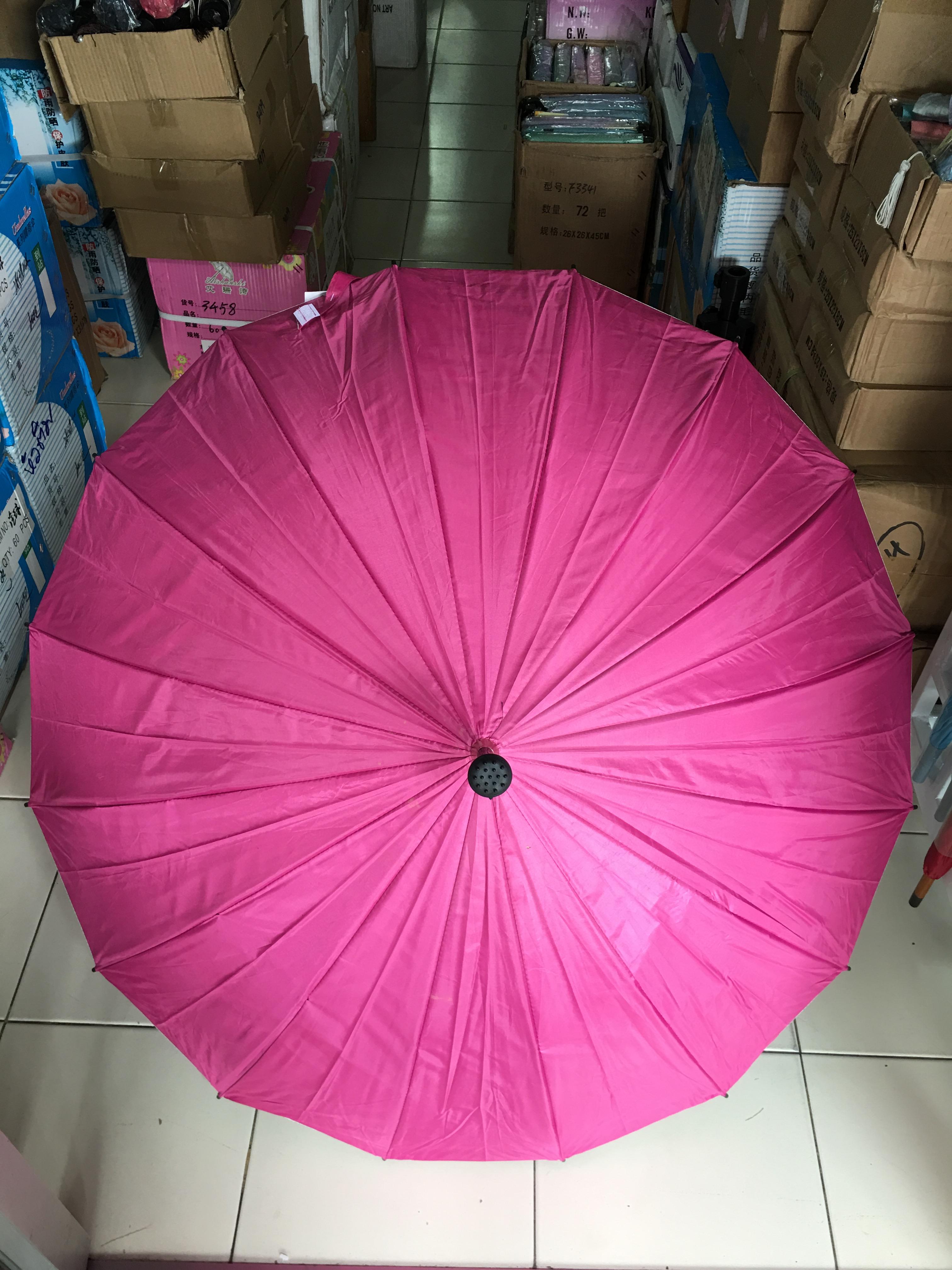 ร่มไม้เท้า16ก้าน21นิ้ว มียูวี รหัส ta01