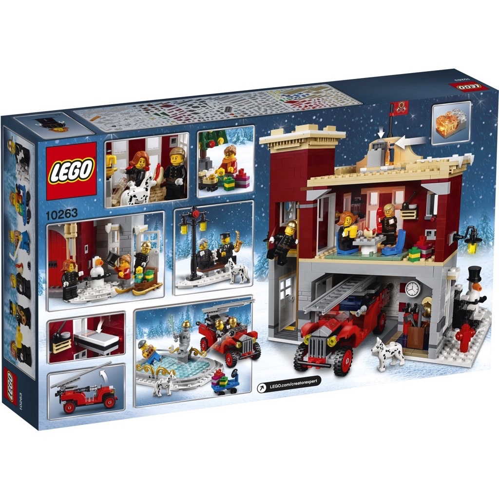 LEGO Exclusives 10263 Winter Village Fire Station
