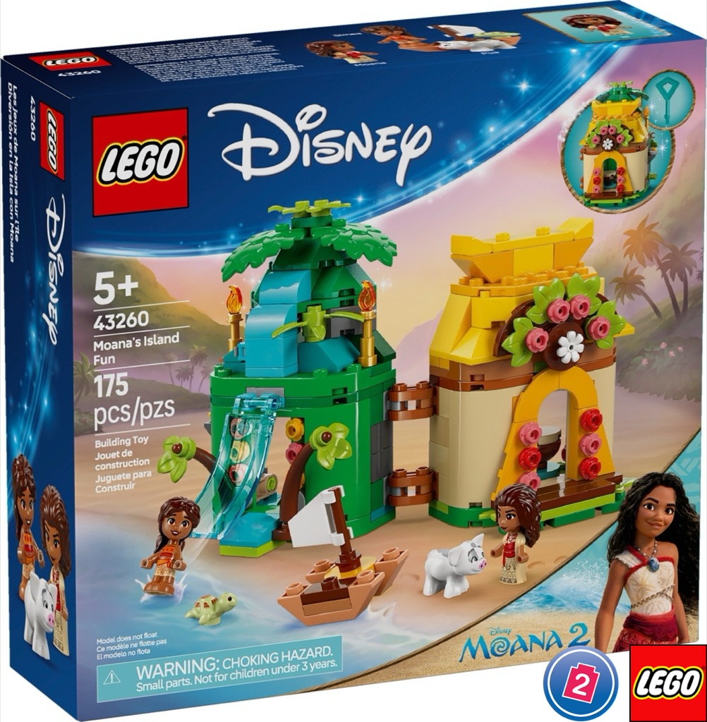 เลโก้ LEGO Disney 43260 Moana's Island Fun