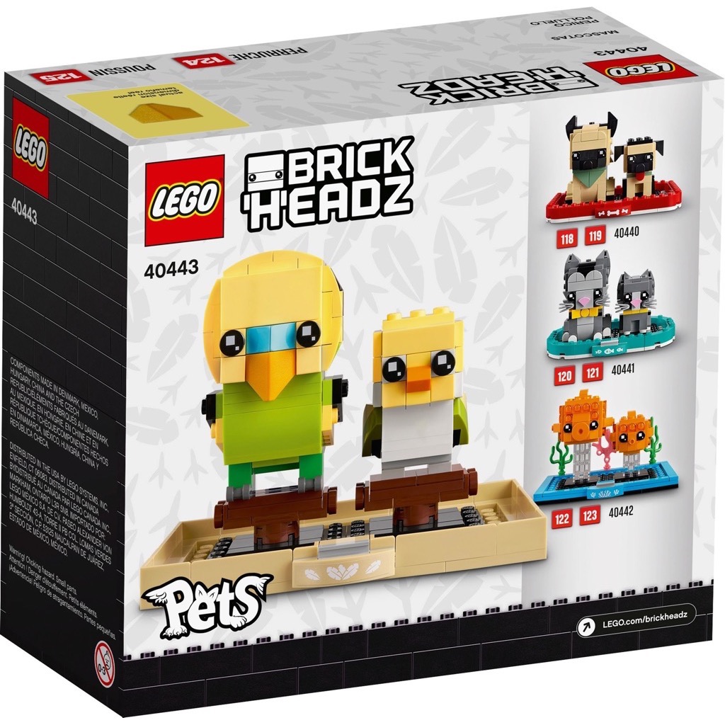 เลโก้ LEGO BrickHeadz 40443 Budgies