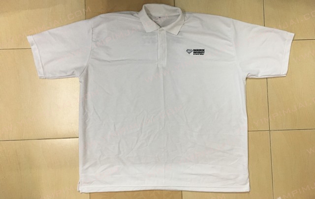 เสื้อโปโลสั่งปัก BU Bangkok university