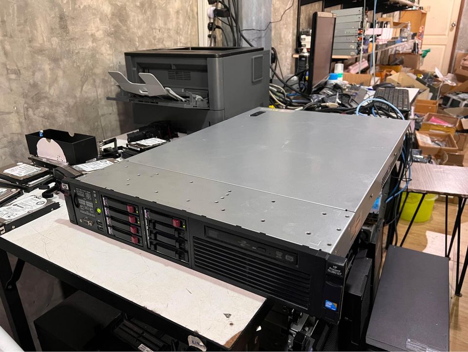 hp dl380p g7 2 cpu ram 32 เซิฟเวอร์มือสองพร้อมใช้งาน