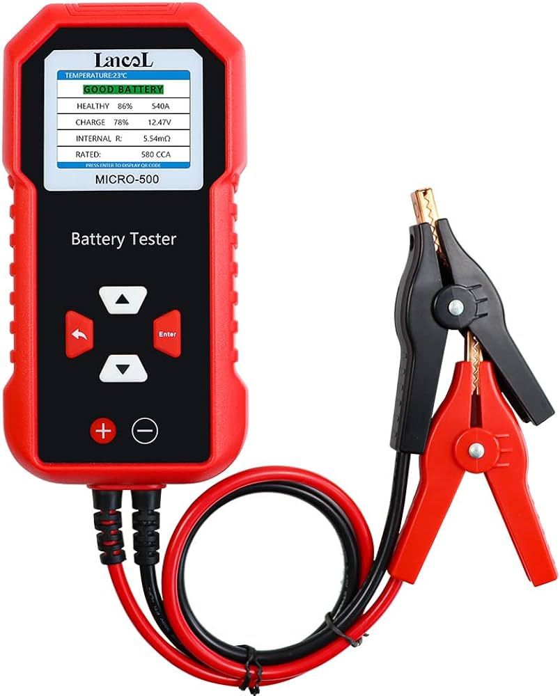 Lancol Micro 500 Car Battery Tester 12V Test 40-3000 CCA