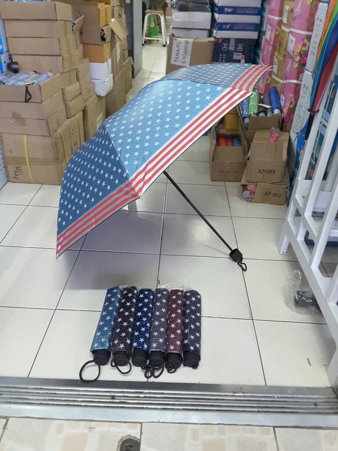 ร่มโค้งแฟชั่นยูวีดำรหัส3458