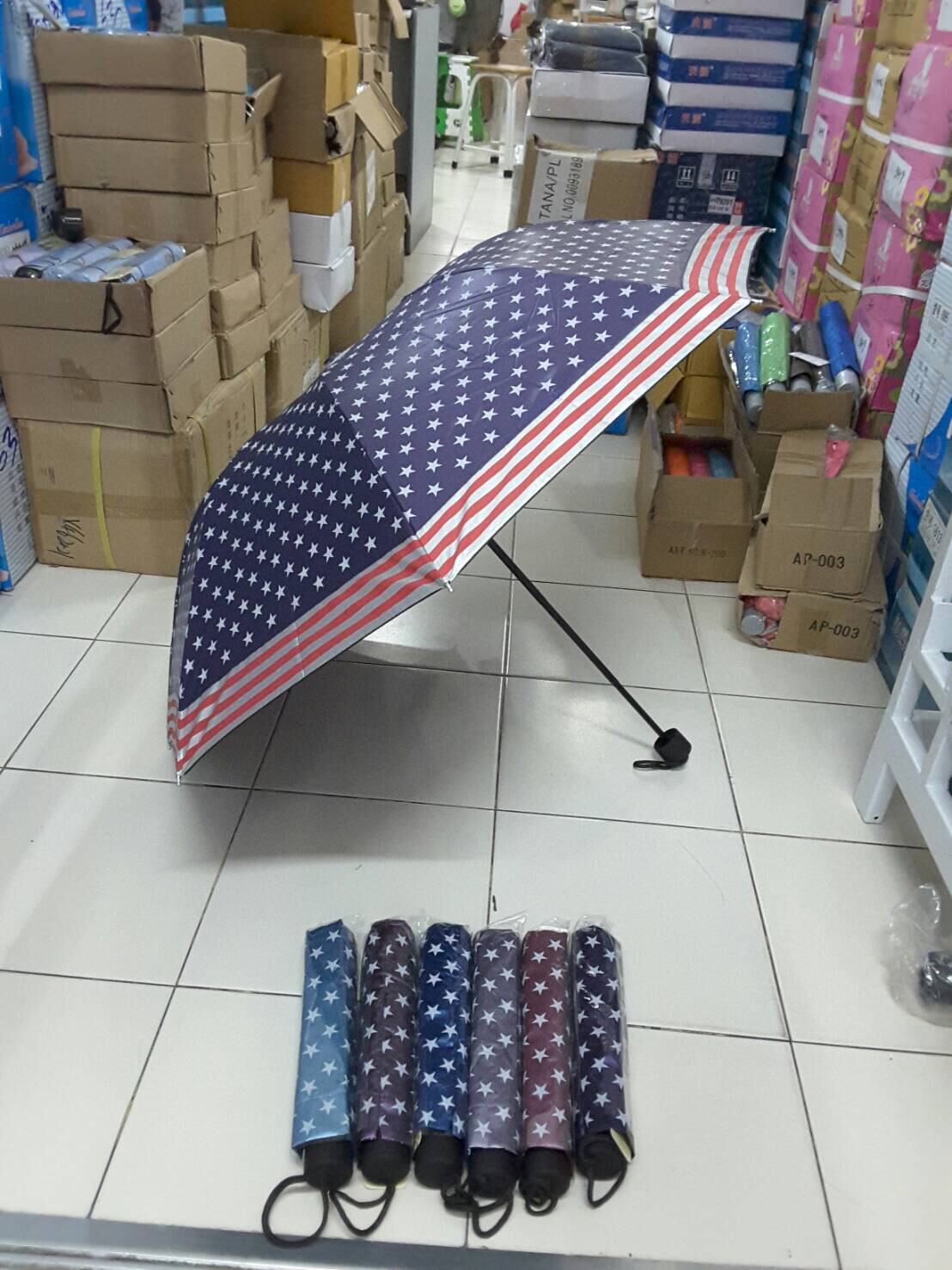 ร่มโค้งแฟชั่นยูวีดำรหัส3458