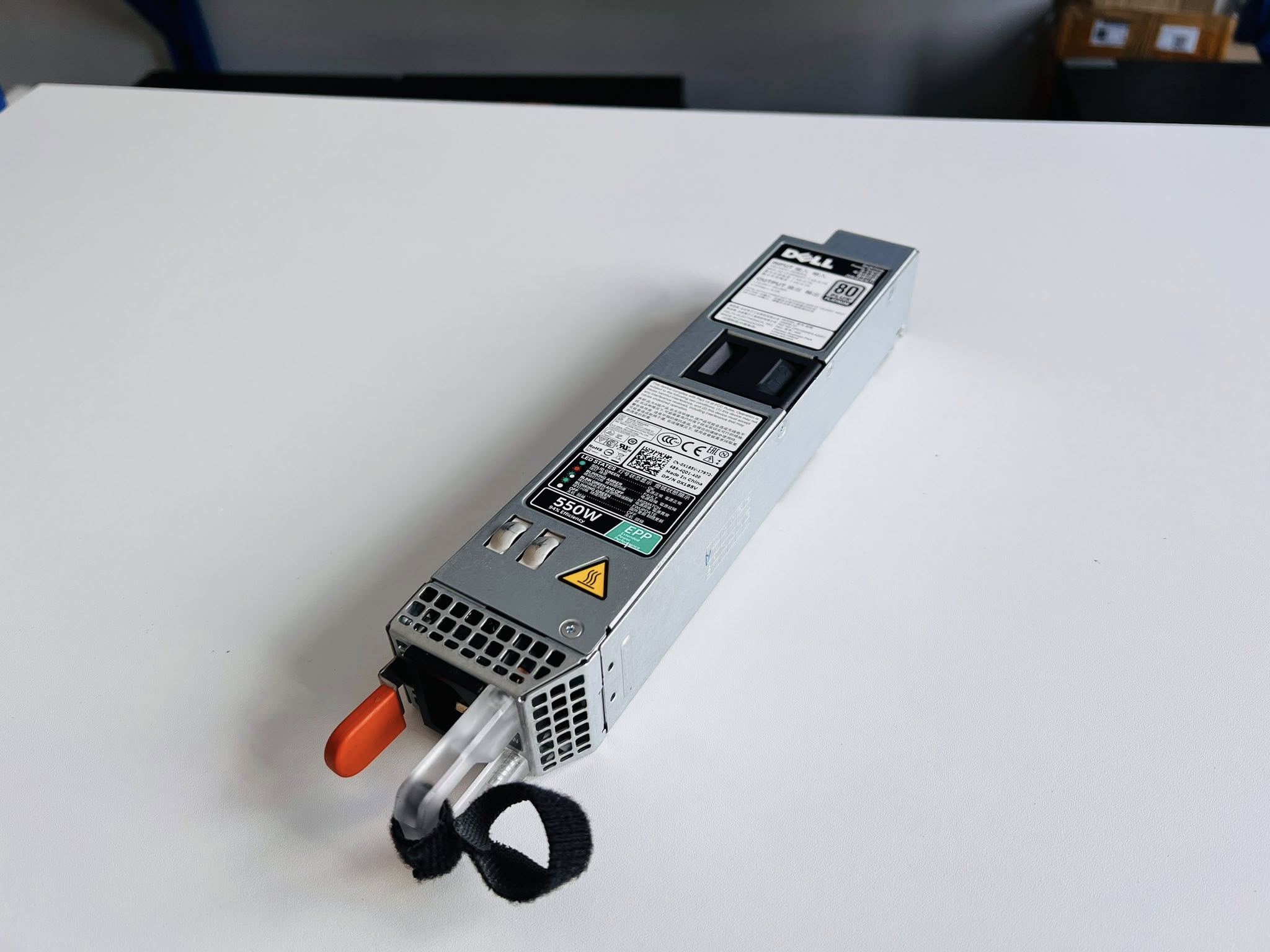 power supply dell 550W For R440 R330 R430 PN 0X185V พาวเวอร์ซัพพลายเดลมือสองพร้อมใช้งาน