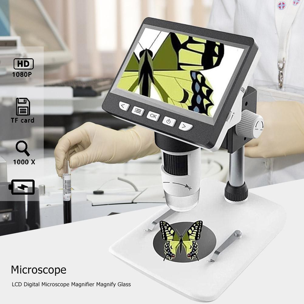 Digital Microscope 1000X 4.3 Inch HD 1080P