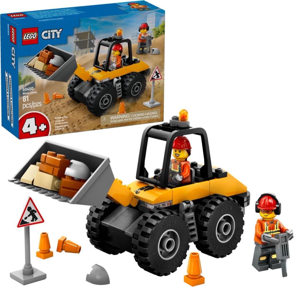 เลโก้ LEGO City 60450 Yellow Construction Wheel Loader