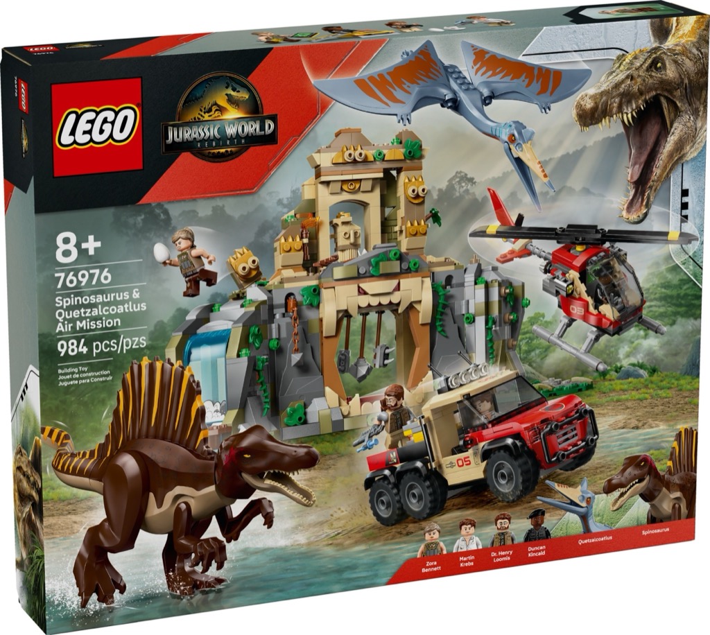 เลโก้ LEGO Jurassic World 76976 Spinosaurus & Quetzalcoatlus Air Mission