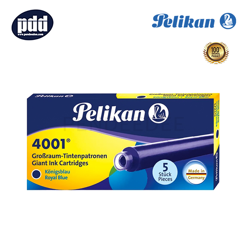 PELIKAN หมึกหลอด พิลิแกน จีทีพี/5 หมึกน้ำเงิน PELIKAN GTP/5 Blue Ink Cartridges Refill