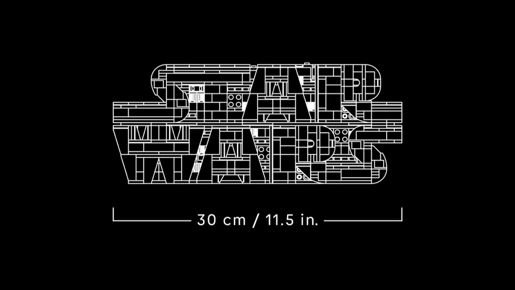 เลโก้ LEGO Star Wars 75407 Brick-Built Star Wars Logo