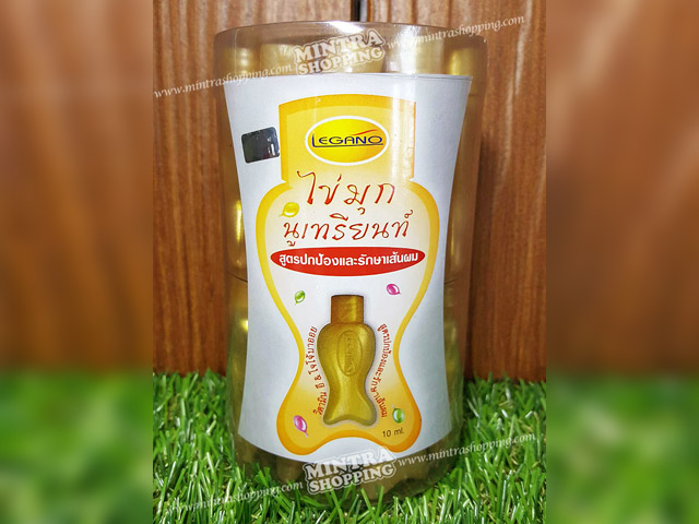 วิตามินผม ไข่มุกนูเทรียนท์ ลีกาโน่ ตัวปลา สีทอง Legano Hair Nutrient - Pearl & Vitamin Mixed วิตามินเข้มข้นบำรุงผม สูตรปกป้องและรักษาสีผม