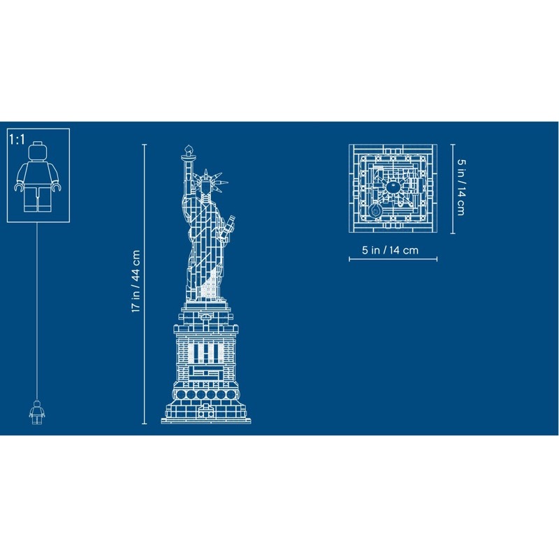 LEGO Architecture 21042 เลโก้ Statue of Liberty