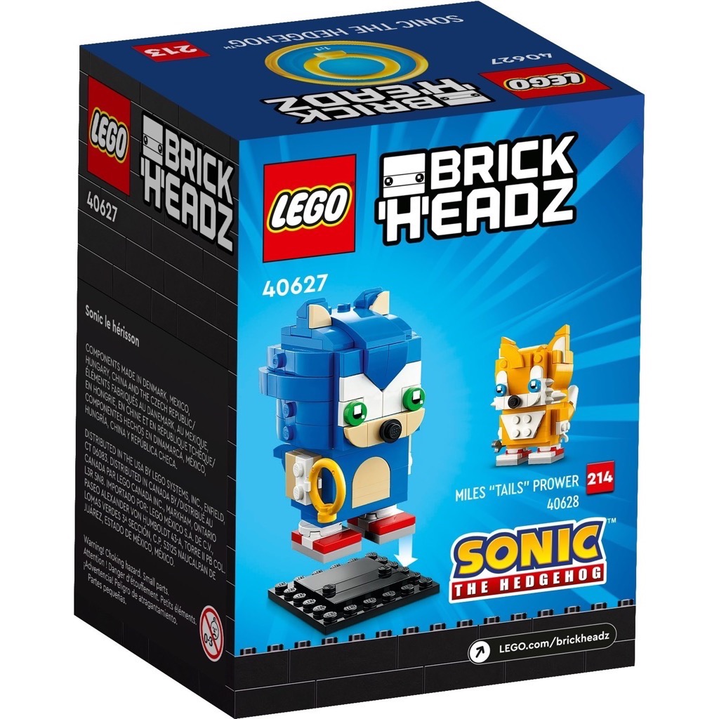 เลโก้ LEGO BrickHeadz 40627 Sonic the Hedgehog