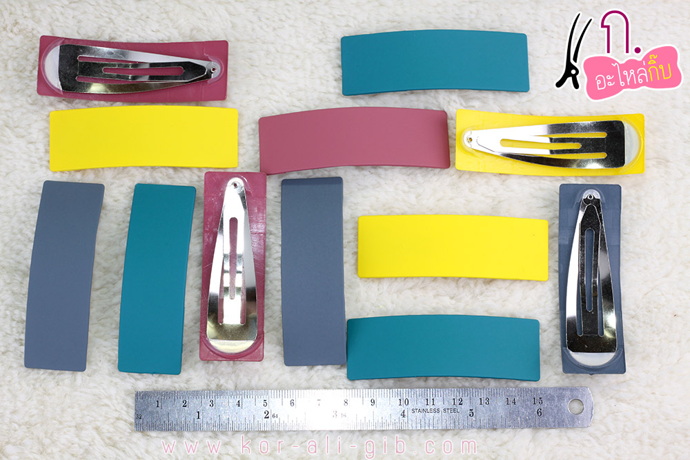 โครงกิ๊บพลาสติก 4 สี แพค 4 ตัว#GG28