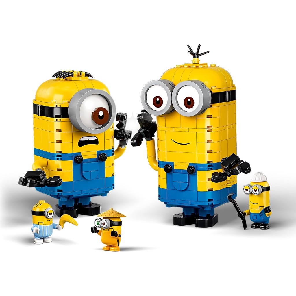 เลโก้ LEGO Minions 75551 Brick-built Minions and their Lair