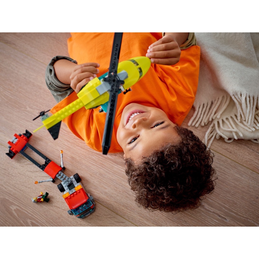 เลโก้ LEGO City 60343 Rescue Helicopter Transport