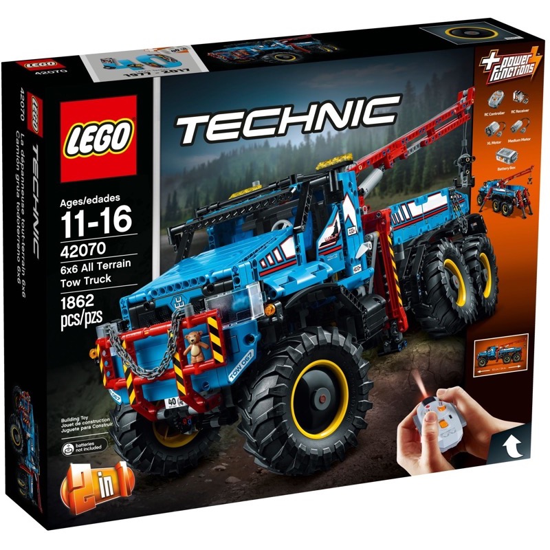 LEGO Technic 42070 6x6 All Terrain Tow Truck