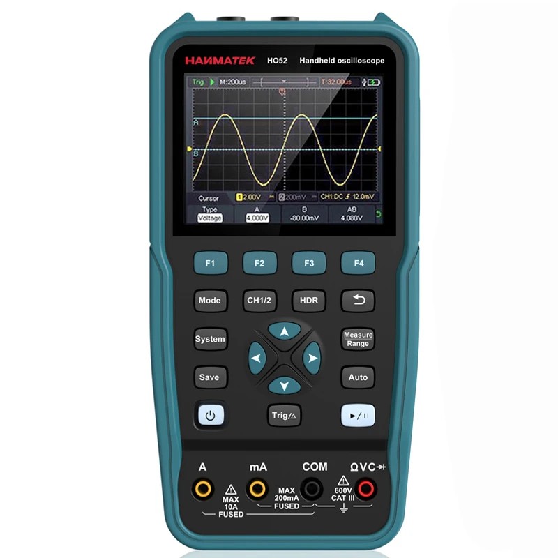 Hanmatek HO52 50Mhz Handheld Digital Oscilloscope