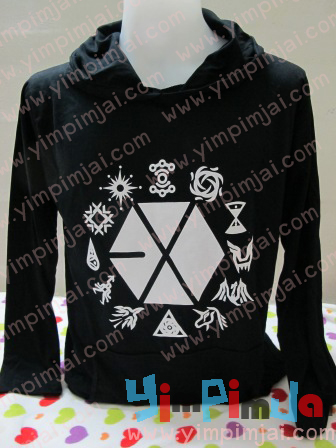 เสื้อ EXO มีฮู้ด