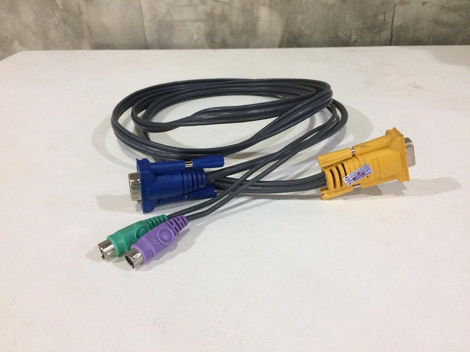 สาย KVM PS/2 Cable 1.8 m มือ 2 พร้อมใช้งานเทสแล้ว