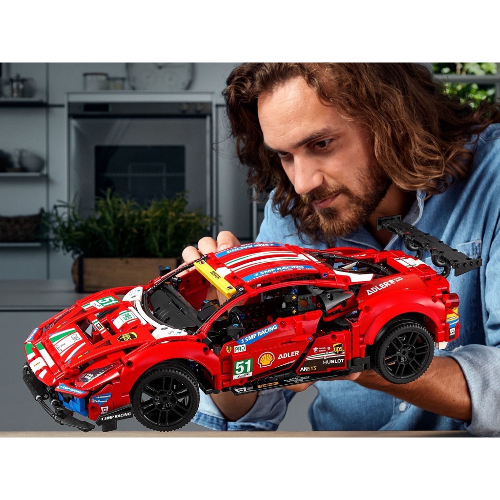 เลโก้ LEGO Technic 42125 Ferrari 488 GTE 'AF Corse (มีกล่องกระดาษตรงรุ่น)