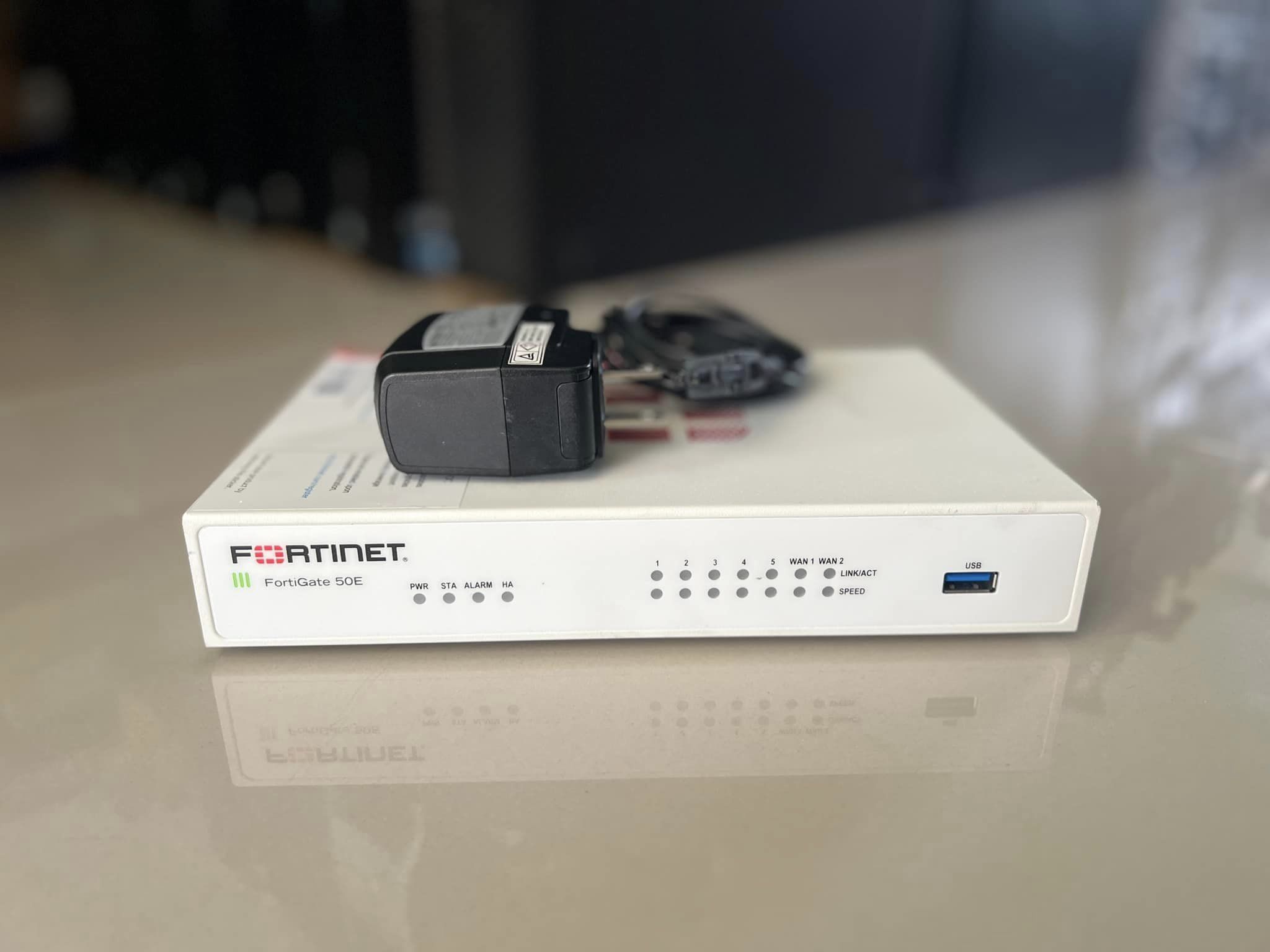 fortigate 50E Firewall ฟอติเกตมือสองพร้อมใช้งาน