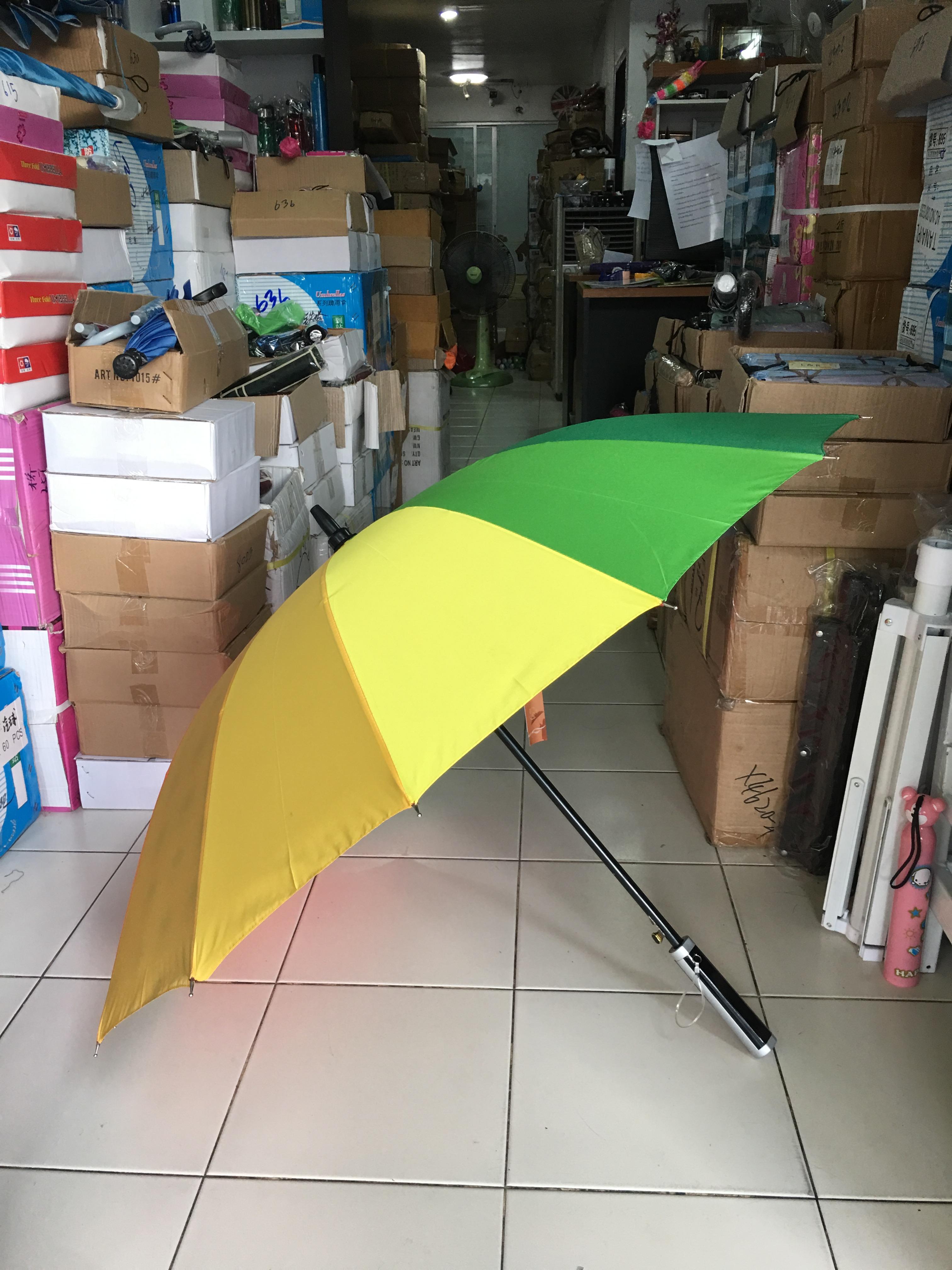 ร่มสายรุ้ง14ก้าน ด้ามตรง24นิ้ว