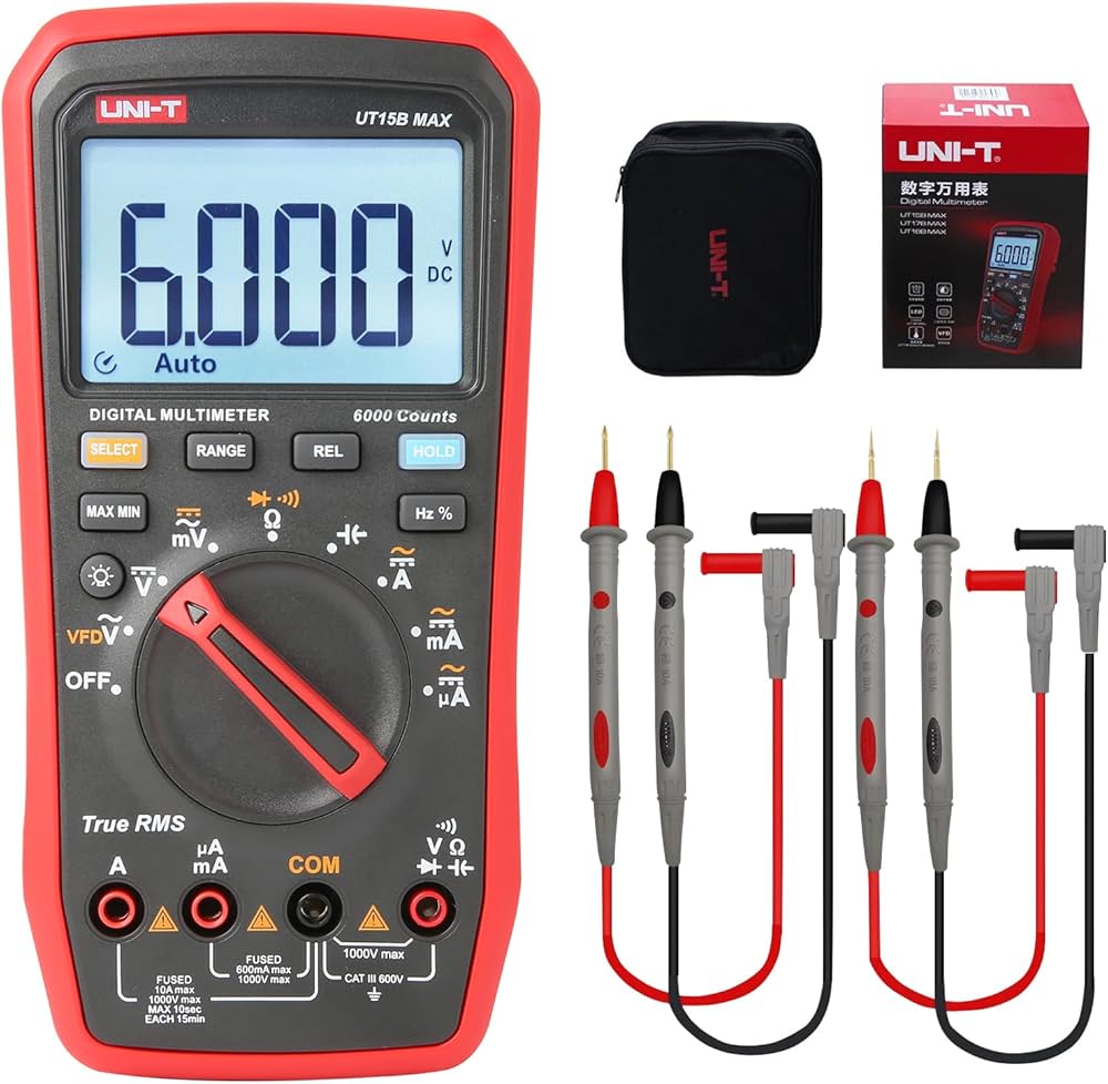 UNI-T UT15B Max True RMS Digital Multimeter