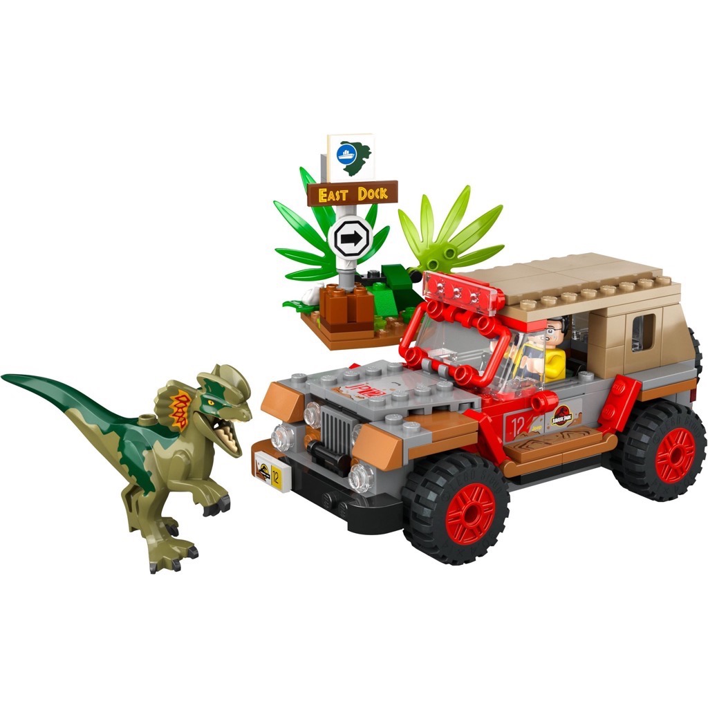 เลโก้ LEGO Jurassic World 76958 Dilophosaurus Ambush