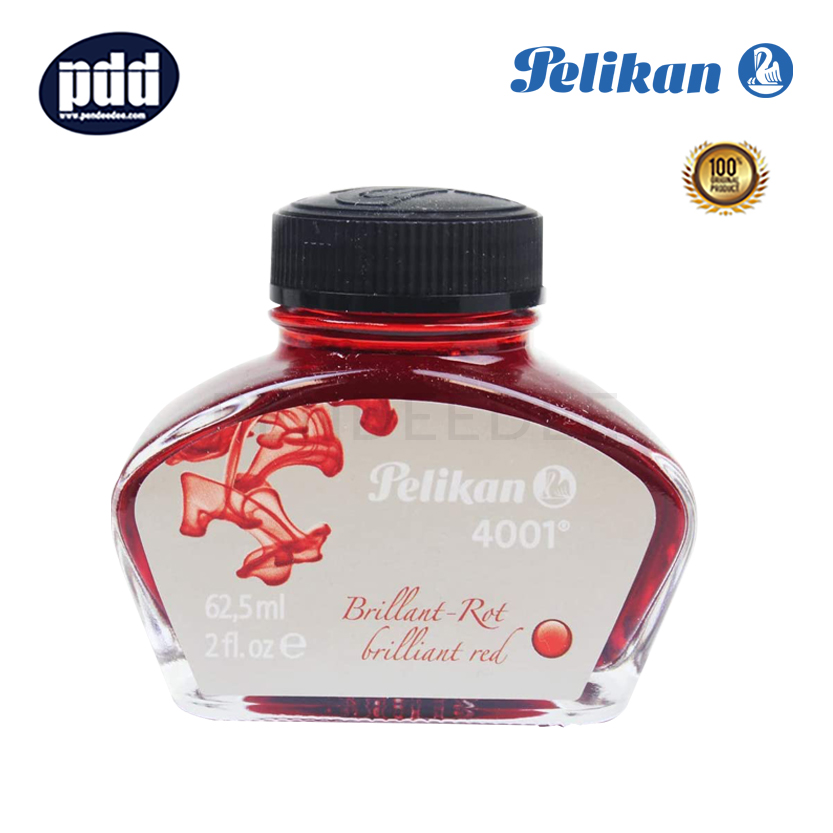 PELIKAN หมึกขวด พิลิแกน 4001 หมึกแดง PELIKAN 4001 Red Ink in Bottle Refill