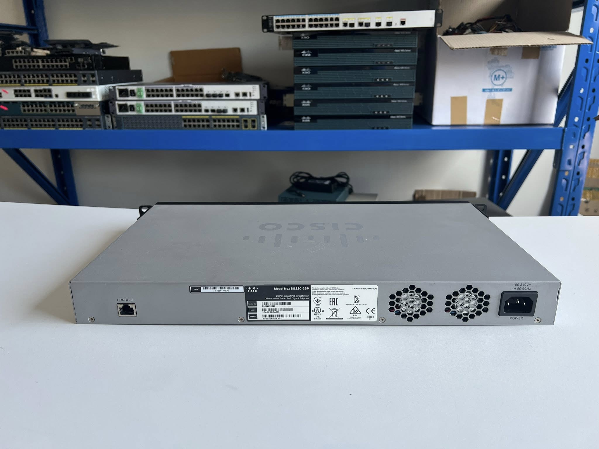 Cisco SG220 26P K9 Gigabit PoE Smart Switch web GUI สวิทกิกะบิตพีโออีมือสองพร้อมใช้งาน