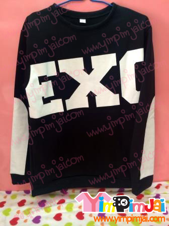 เสื้อแขนยาว exo sbs งาน gayo สีดำ เลือกชื่อเมนด้านหลังได้ค่ะ ด้านหน้าและแขนสกรีนเหมือนศิลปินใส่เป๊ะค่ะ มีเนื้อผ้าคอตตอนกับผ้ากันหนาวคะ พร้อมส่ง!!