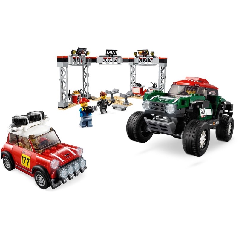 LEGO Speed Champions 75894 1967 Mini Cooper S Rally and 2018 MINI John Cooper Works Buggy