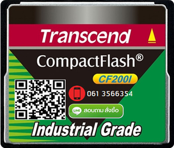 TransCend, Compact Flash Card, CF Card,512Mb,CF200i,Industrial Grade,Industrial Temp,TS512MCF200I