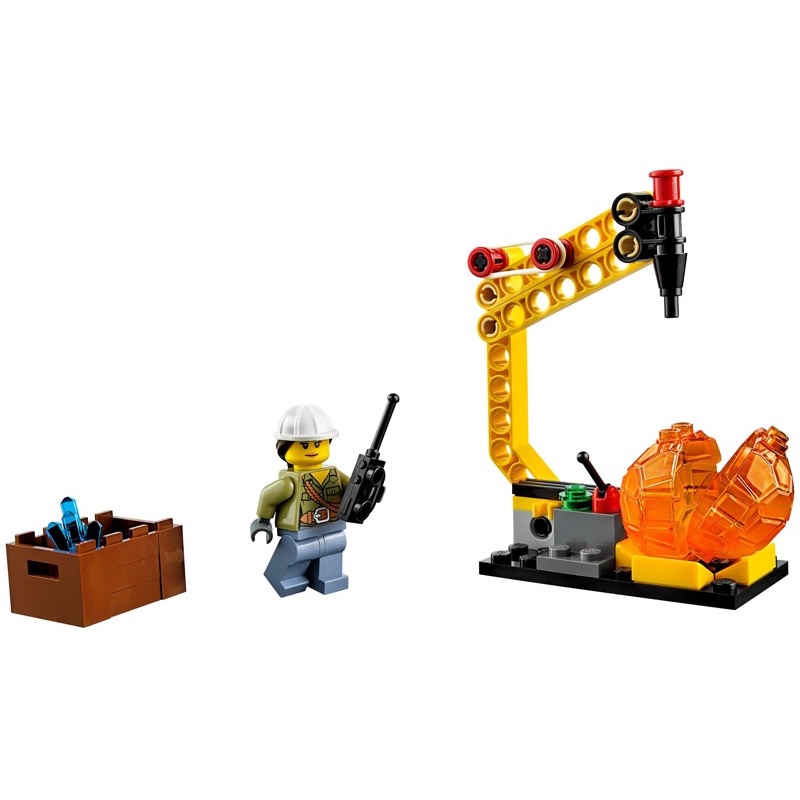 LEGO City 60123 Volcano Supply Helicopter