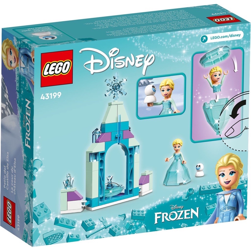 เลโก้ LEGO Disney 43199 Elsa's Castle Courtyard