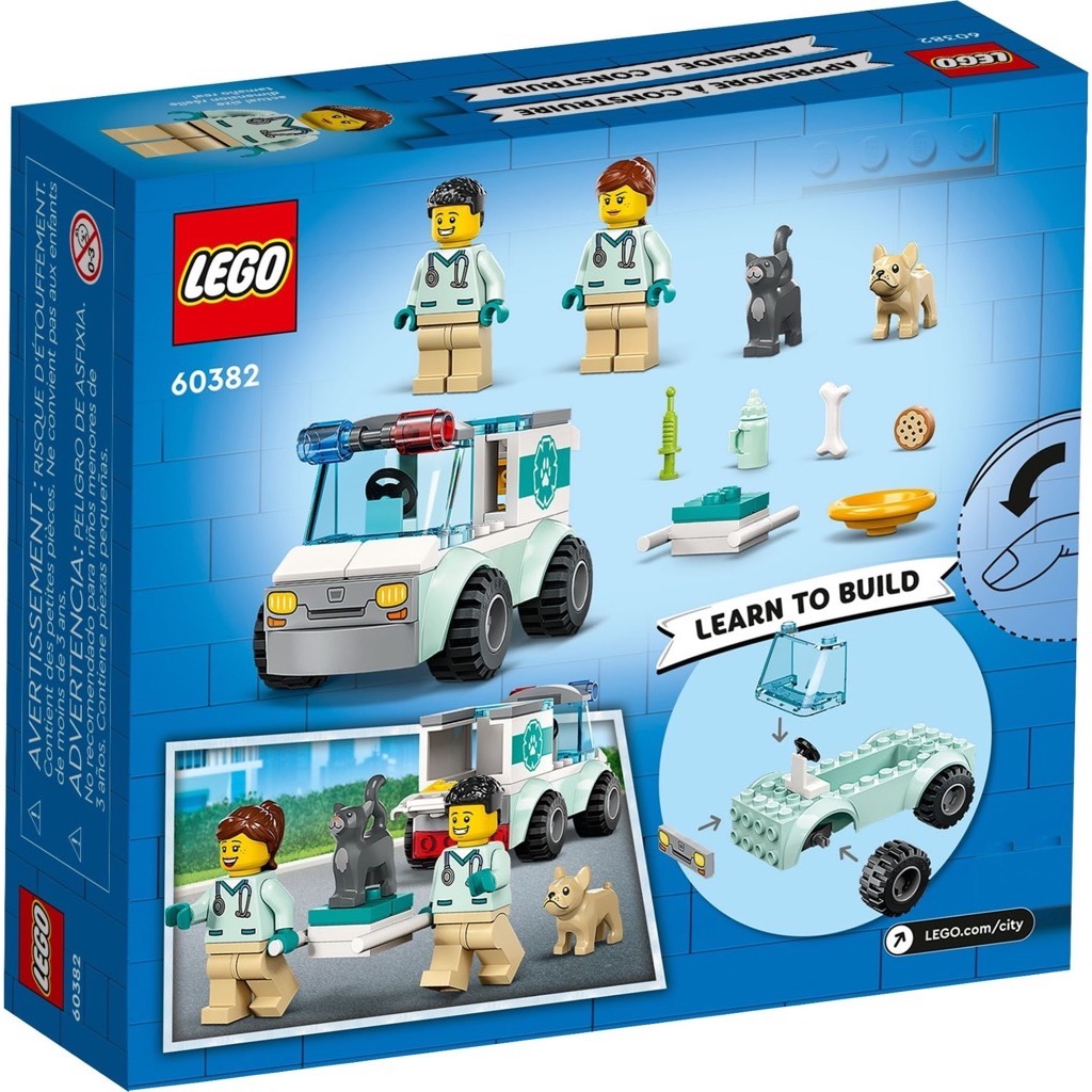 เลโก้ LEGO City 60382 Vet Van Rescue สำเนา