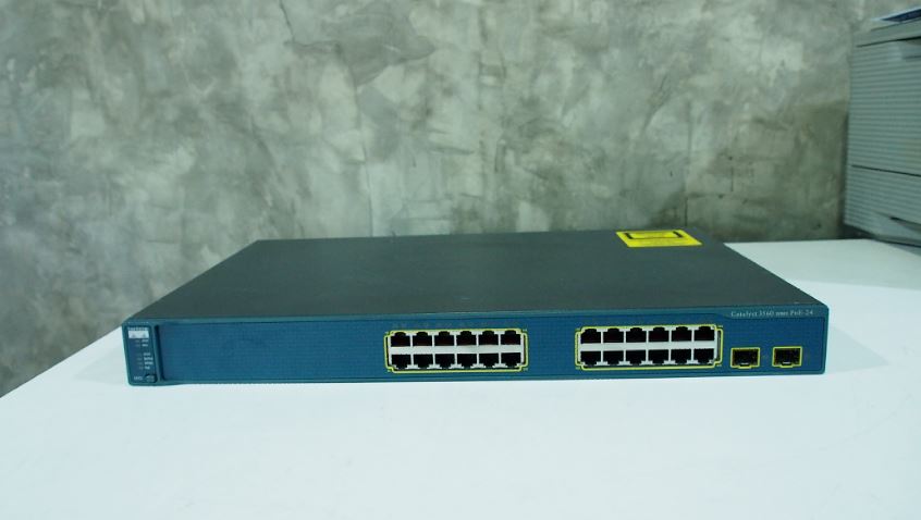 Cisco 3560PoE 24port มือ 2 พร้อมใช้งาน