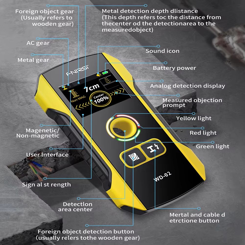 FNIRSI WD-02 Wall Detector Scanner