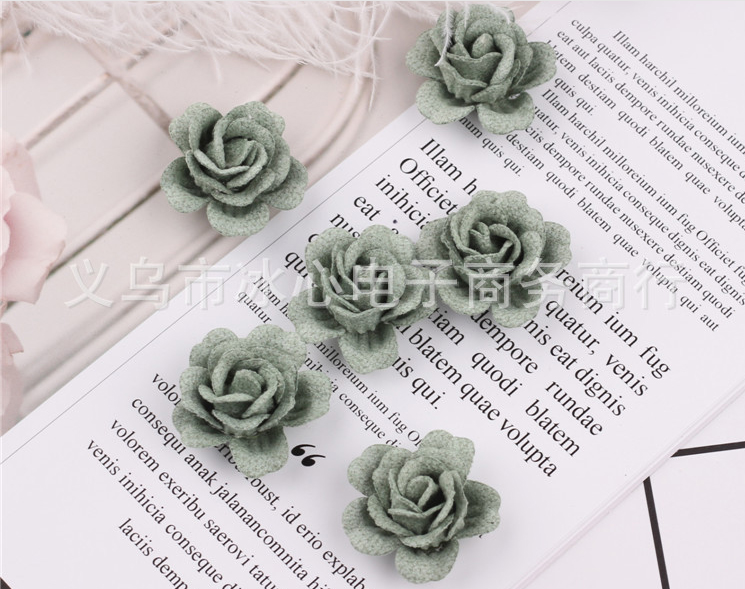 ดอกไม้ผ้า ขนาด 3 ซม. มี 8 สีให้เลือก#CR035