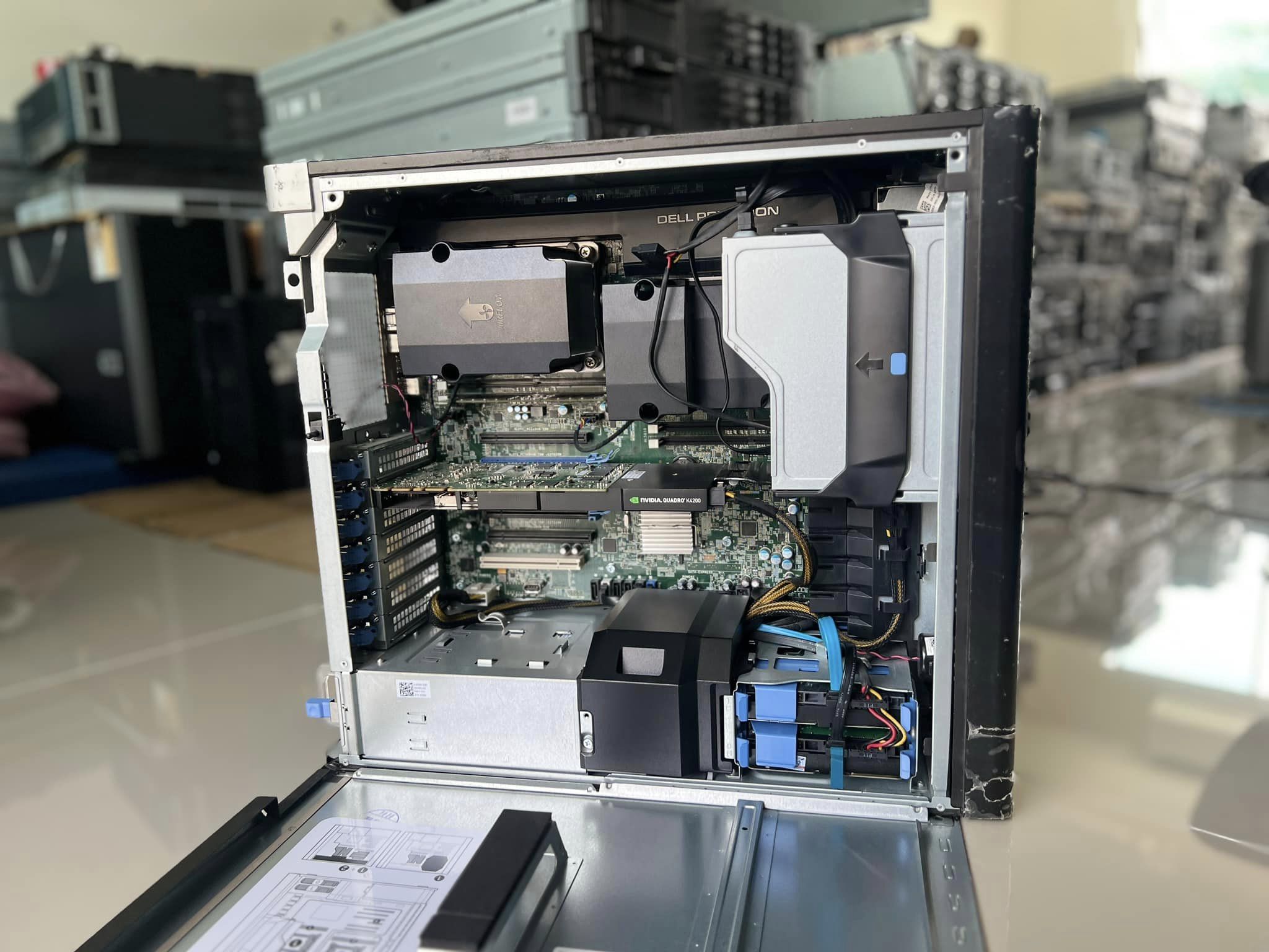 Dell T7810 2cpu 32gb 28Cores เวิร์คสเตชั่นมือสองพร้อมใช้งาน