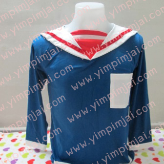 เสื้อยืดแขนยาวปกกะลาสีเรือ