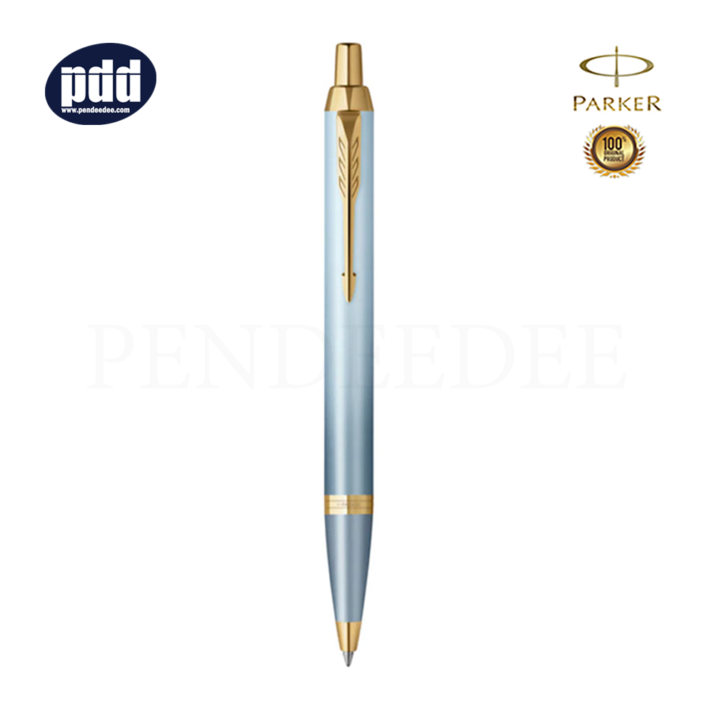 PARKER IM Writing Rituals Collection Turquoise Green GT Ballpoint Pen ปากกาลูกลื่น ป๊ากเกอร์ ไอเอ็ม ไรทิง ริชชวล คอลเลคชั่น สีเขียว เทอร์คอยซ์ คลิปทอง