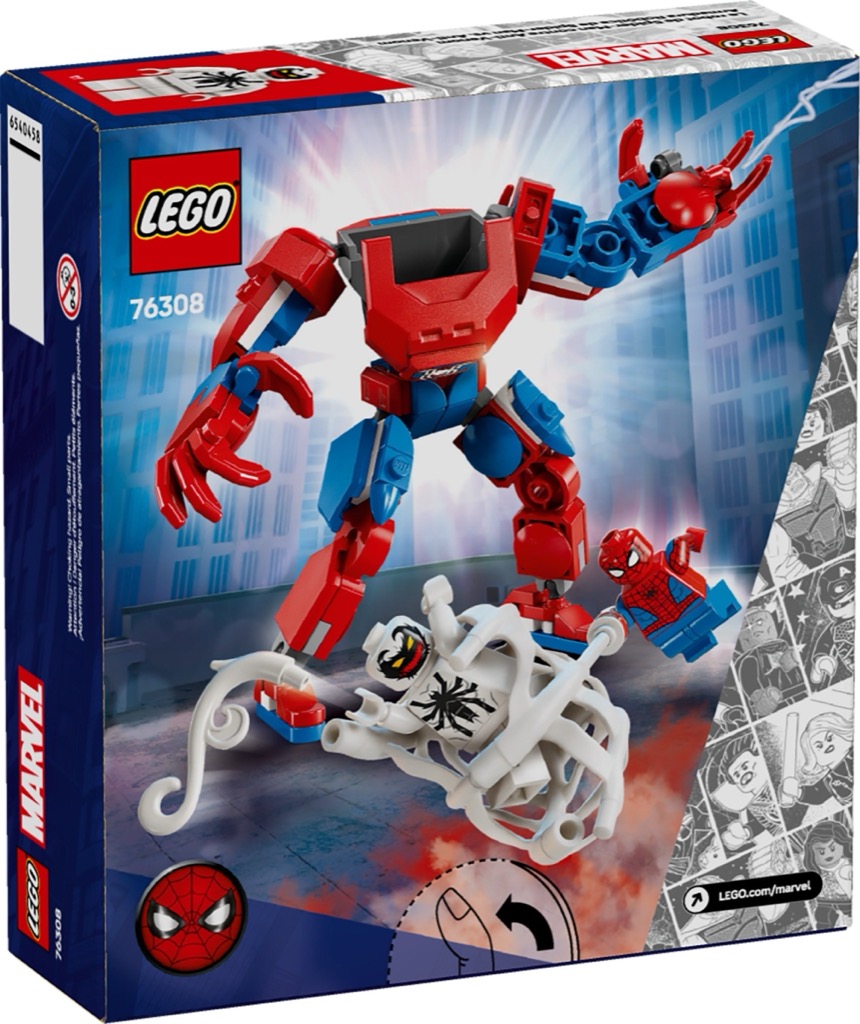 เลโก้ LEGO Super Heroes 76308 Spider-Man Mech vs. Anti-Venom