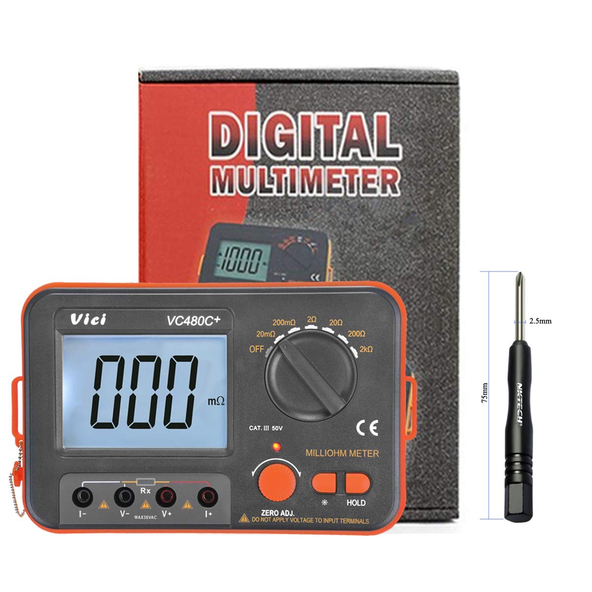 VICI VC480C+ Digital Milli-Ohm Meter