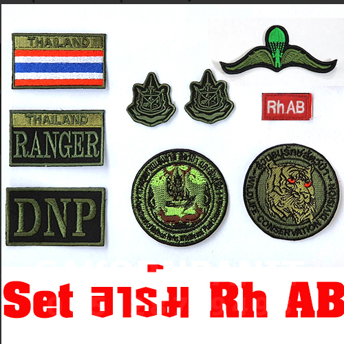 ชุดอาร์ม กรุ๊ปเลือด /ส่วนสัตว์ป่า สีเขียว (โปรโมชั่น)