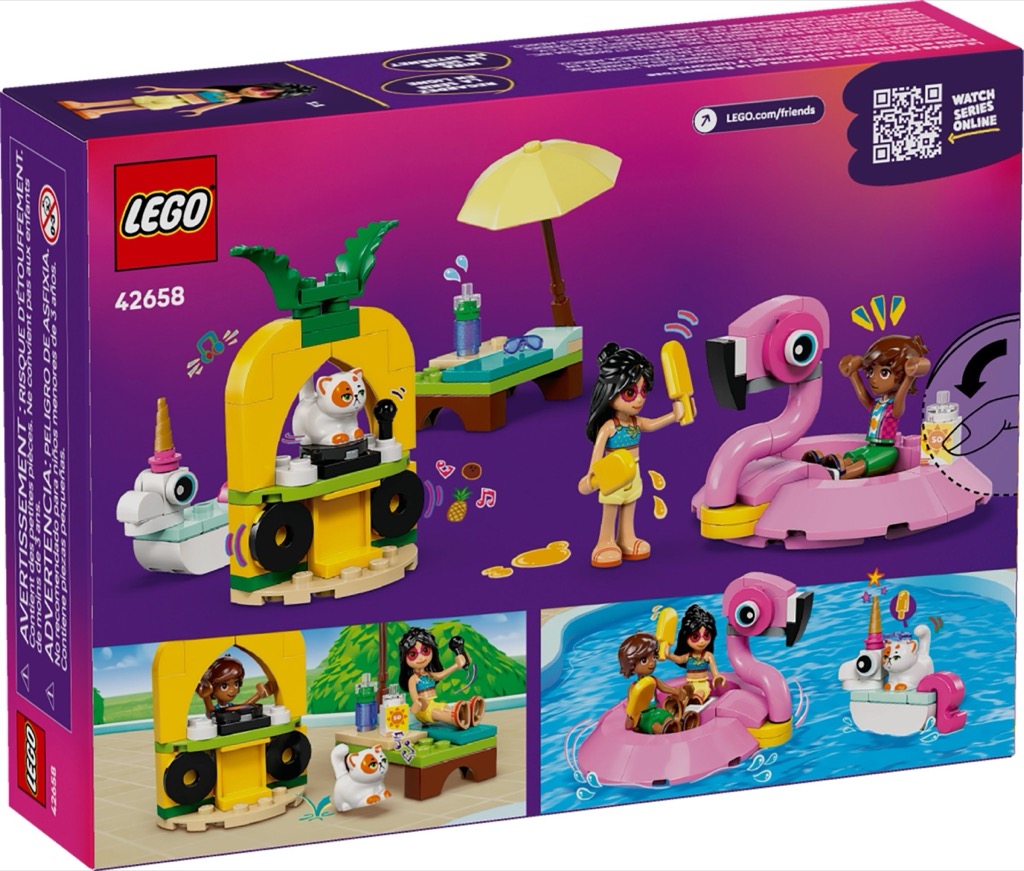 เลโก้ LEGO Friends 42658 Unicorn & Flamingo Pool Party