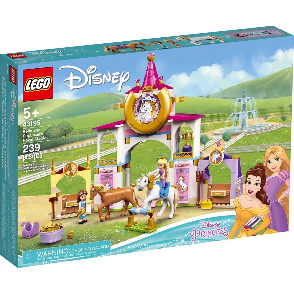 เลโก้ LEGO Disney 43195 Belle and Rapunzel's Royal Stables