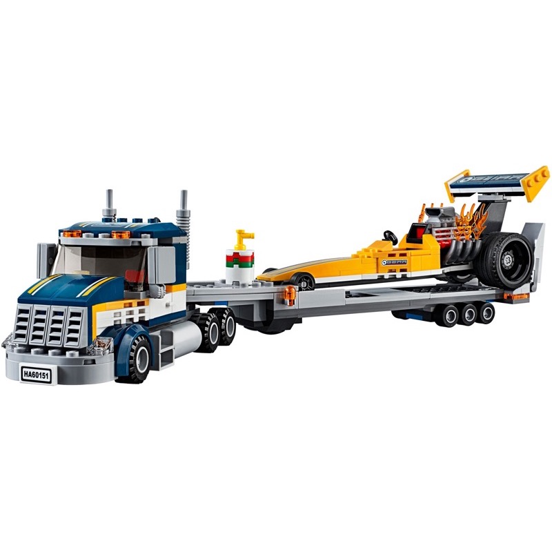 LEGO City 60151 Dragster Transporter